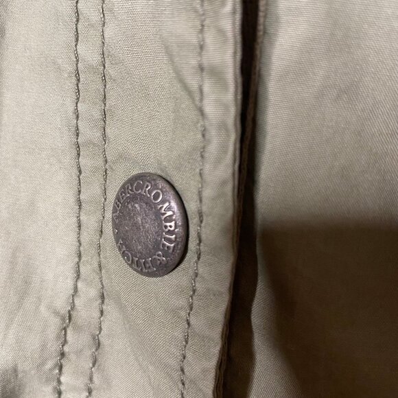 Military Inspired Women’s Abercrombie and Fitch Olive Green Cotton Jacket - Picture 6 of 14